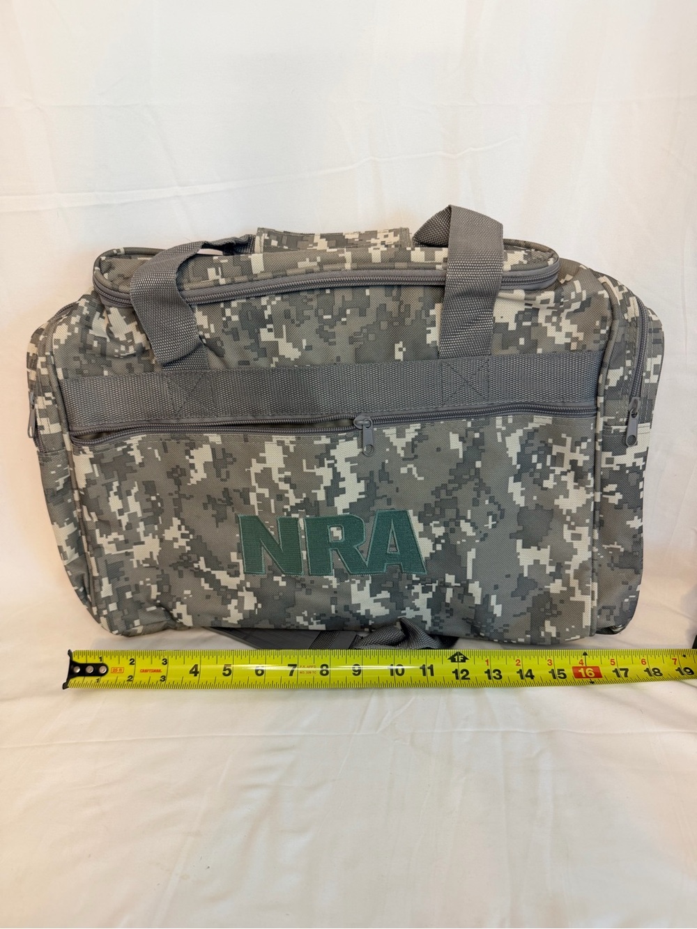 NRA Digital Camo Tactical Carry/Duffle Bag - Gray/Green